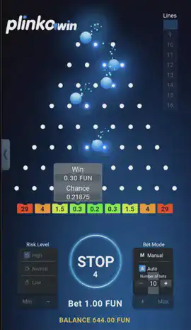 1win Plinko ऑनलाइन