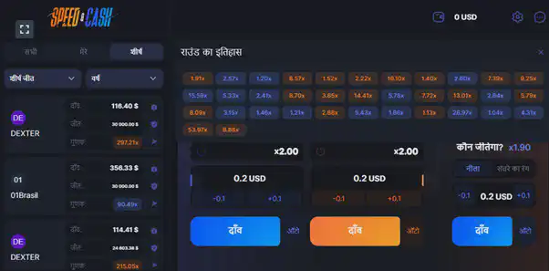 Speed ​​and Cash रणनीति