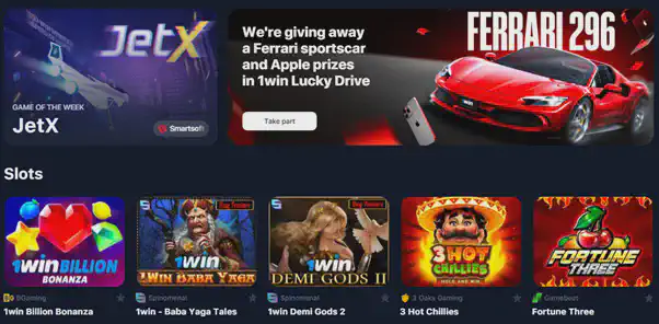 1win online casino