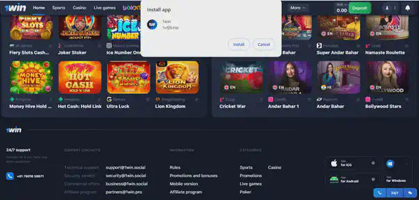 1win apk