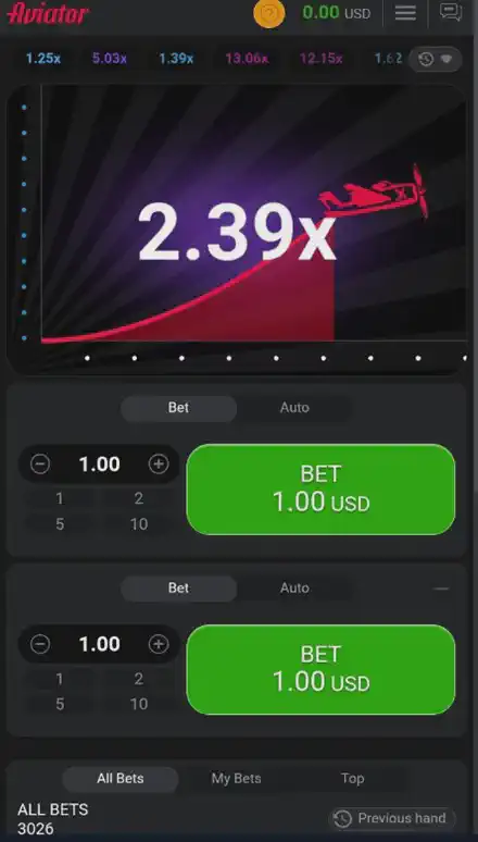 1win Aviator game app